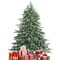 Green PVC Artificial Christmas Tree with 892 Tips Metal Stand 6 ft